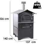 Fontana Gusto – Holzbackofen für den Außenbereich 100X65 cm