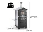 Fontana Gusto – Holzbackofen für den Außenbereich 80X45 cm