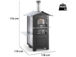 Fontana Gusto – Holzbackofen für den Außenbereich 80X65 cm