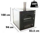 Fontana INC80X54QV – Einbau-Holzbackofen