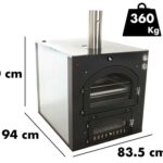Fontana INC80X54QV – Einbau-Holzbackofen