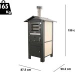 Fontana ITALIA PREMIUM – Holzbackofen für den Außenbereich 57×42