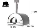 Fontana Margherita – Holzbackofen – Anthrazit