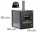 Fontana People – Einbau-Holzbackofen Fontana 80×45 cm