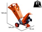 Forest Master FM14DDES – Benzin-Häcksler – LCT Benzinmotor mit 14 PS