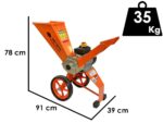 Forest Master FM4DDE-EU – Elektrischer Häcksler – 4 PS