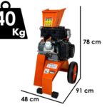 Forest Master FM6DDES-MUL – Benzin-Häcksler – 6-PS-LCT-Benzinmotor – Elektrostart