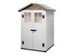 Garofalo Tuscany Evo 120 – Gartenhaus – Mit Fenstern und Doppelflügeltür – 122.5×122.5×214 cm – Bild 4