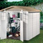 Garofalo Tuscany Evo 240 – Gerätehaus – Mit Fenstern und Doppeltür – 202,5 × 242,5 × 220 cm