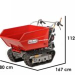 Geo Tech – Pro GeoPorter 630D Hydro – Raupendumper – Hydraulische ausziehbare Mulde 600Kg