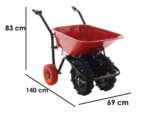 GeoTech CAR 300T – Akku-Schubkarre -80 – Akku 40V 6 Ah