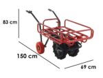 GeoTech CAR 300T – Akku-Schubkarre -T – 40V und 6 Ah Akku