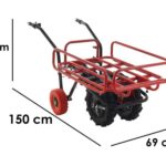 GeoTech CAR 300T – Akku-Schubkarre -T – 40V und 6 Ah Akku