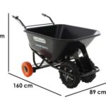 GeoTech CAR 300T – Elektrische Schubkarre -160 EVO – Akku 40V e 6 Ah