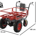 GeoTech CAR 300T-T PLUS Akku-Schubkarre – 40V und 6 Ah Akku