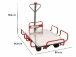 GeoTech E-Truck 400 – Batteriebetriebene Schubkarre 40V 6Ah
