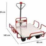 GeoTech E-Truck 400 – Batteriebetriebene Schubkarre 40V 6Ah