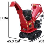 GeoTech-Pro BMS155 BS – Häcksler mit Raupenantrieb und Motorschubkarre – B&S XR2100 Motor