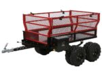 GeoTech-Pro E-Truck 600 – Batteriebetriebene Schubkarre mit Anhänger – Akku 48V 15Ah – Bild 3