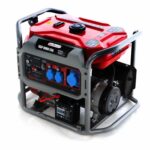 GeoTech Pro GGP 8000 ESA – Benzin-Stromerzeuger mit Rädern und AVR-Regelung und Elektrostarter 6.5 kW – Dauerleistung 6 kW – 230V