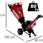 GeoTech-Pro PCS 50 L- Benzin-Häcksler – Loncin Motor 6.5 PS