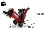 GeoTech PRO PCS 90 L – Profi Häcksler mit Verbrennungsmotor – Loncin G270F