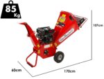 GeoTech-Pro PCS70L – Profi-Benzin-Häcksler – Loncin Motor 7 PS“