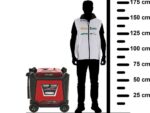 Geotech-Pro PTGA 9000 – Leiser Benzin-Stromerzeuger mit Rädern 7.5 kW – Dauerleistung 7 kW – 230V – Bild 2