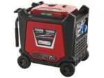 Geotech-Pro PTGA 9000 – Leiser Benzin-Stromerzeuger mit Rädern 7.5 kW – Dauerleistung 7 kW – 230V – Bild 4