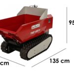 GeoTech-Pro TMD 400 H – Akku Mini Raupendumper 48V 15Ah – hydraulisches Kippen