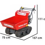 GeoTech Raupendumper GeoPorter 330D BS, Dumper Mulde – 300 kg