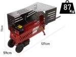 GeoTech SPHED 7.5 – Liegender Holzspalter mit Elektromotor – Spaltkraft 7 T