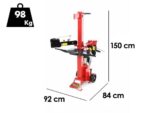 GeoTech SPVE 7-55 – Elektrischer stehender Holzspalter mit einphasigem Motor – 7 T