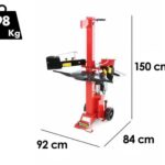 GeoTech SPVE 7-55 – Elektrischer stehender Holzspalter mit einphasigem Motor – 7 T