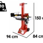 GeoTech SPVE 8-55 – Elektrischer stehender Holzspalter mit einphasigem Motor – 8 T