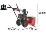 GeoTech ST 557 W EVO – Benzin-Schneefräse – Loncin H200