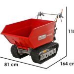 GeotechPro GeoPorter 630D – Raupendumper – Dumper-Mulde 600Kg