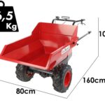 GeotechPro Mini Dumper Car E300 – manuell kippbarer Behälter 300 kg