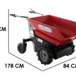 GeotechPro Mini Dumper CAR E500 e-Lift – Akku-Schubkarre – Elektrischer Dumper 500 kg
