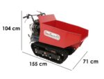 GeotechPro Raupendumper GeoPorter H-540D Hydro – Hydraulische Mulde 500 kg