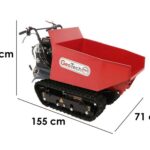 GeotechPro Raupendumper GeoPorter H-540D Hydro – Hydraulische Mulde 500 kg