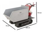 GINKO TR 660 – Raupendumper mt Benzinmotor und Dumpermulde- Honda GX 200 Motor