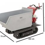 GINKO TR 660 – Raupendumper mt Benzinmotor und Dumpermulde- Honda GX 200 Motor