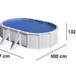 Gre Atlantis Oval 500x300x132cm – Stahlwandbecken