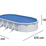 Gre Atlantis Oval 730x375x132cm – Stahlwandbecken
