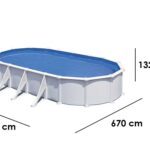Gre Atlantis Oval 800x470x132cm – Stahlwandbecken