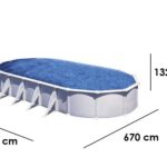 Gre Atlantis Oval 915x470x132cm – Stahlwandbecken