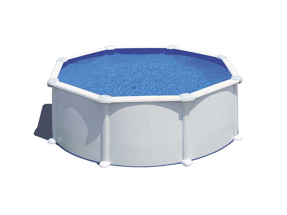 Gre Atlantis Rund Ø350 x 120cm – Aufstellpool aus Stahl – Aqualoon Filter – Bild 3