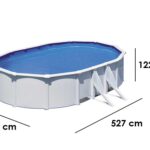 Gre Fidji Oval 500x300x120cm – Ovaler Stahlwandpool
