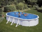 Gre Fidji Oval 730x375x120cm – Ovaler Stahlwandpool – Bild 3
